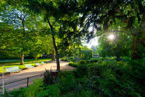 Park Monceau in the 8th arrondissement of Paris 