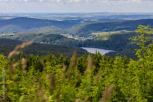 Bergkammblick über das Erzgebirge 