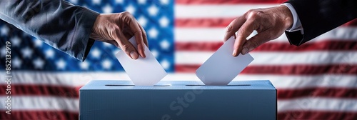 2024 American US presidential general election - voting and politics concept