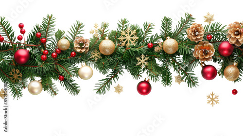 Christmas decoration transparent background