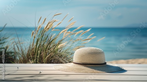 Women s summer accessories relaxation by the sea concept