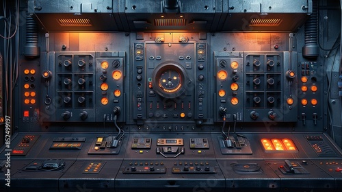 Control panel of nuclear power plant
