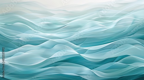 abstract wavy blue and white background