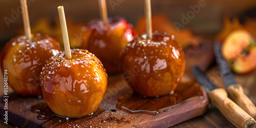 Halloween, Sticky Toffee Apples