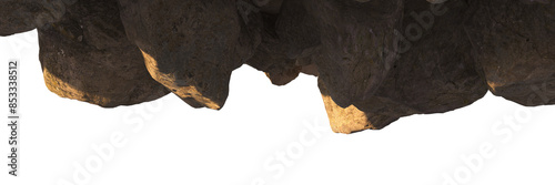 cave ceiling isolated