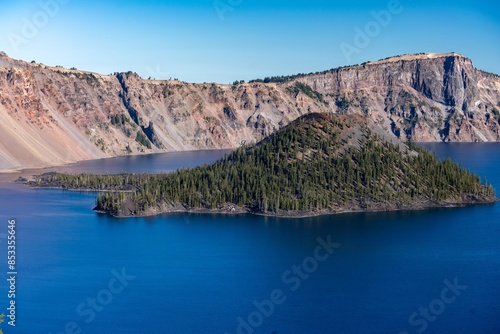 The caldera lake of Crater Lake National Park, Oregon, United States of America.