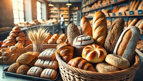 色んな種類のパン