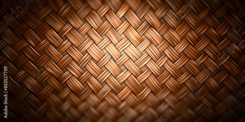 3D stereogram background with woven basket weave texture and herringbone pattern. Concept 3D Stereogram, Woven Basket Weave, Herringbone Pattern