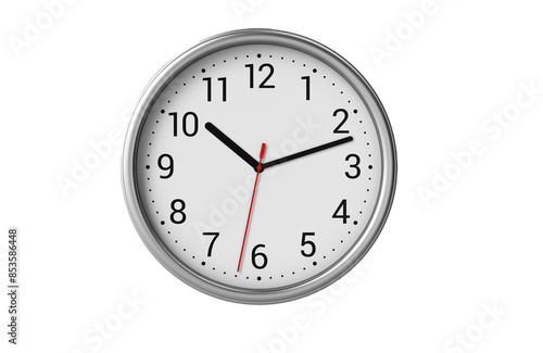 wall clock isolated on white