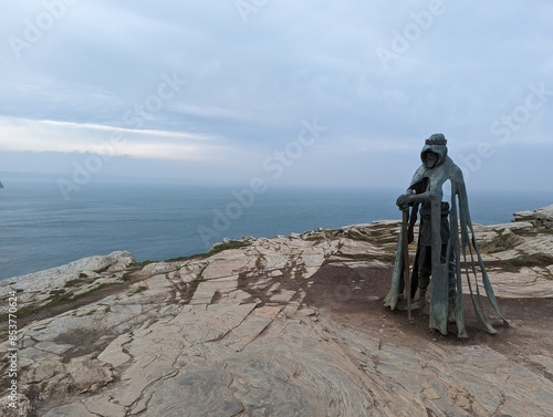 inspired by king arthur, Gallos statue, sculpture, tintagel, cornwall, england