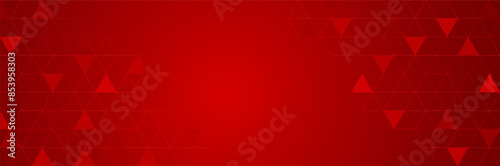 Abstract red geometric vector background