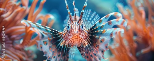 Vibrant Lionfish Close-Up