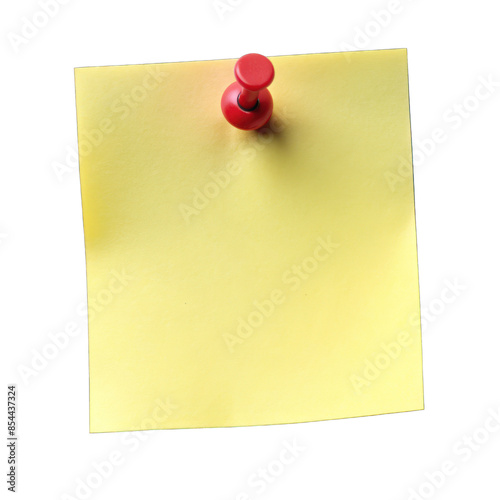 yellow sticky note with push pin. Png