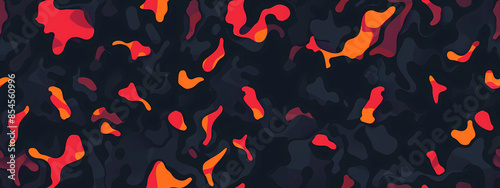 Abstract flat design background. Generative ai.