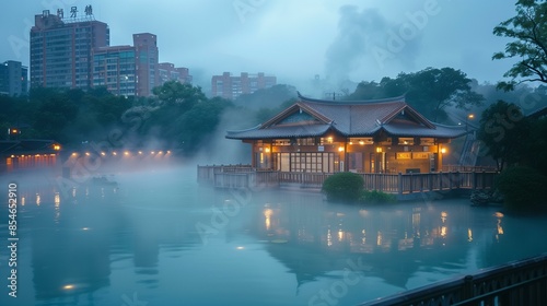 Beitou Hot Springs' steaming waters and historic bathhouses