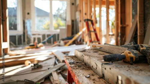 In the midst of a complete home renovation, a general contractor is in constant communication with all subcontractors to ensure that every part of the project is completed.