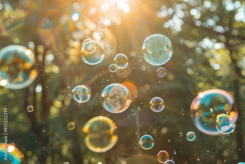 Bubbles Photoshop Overlays: Realistic Soap air bubbles Photo effect, Photo Overlays, 
