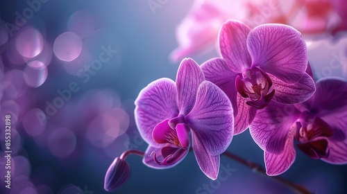 Regal Purple Orchid - The Quintessence of Spring Beauty and Elegance