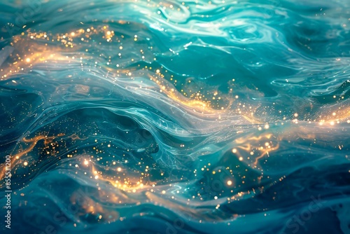A beautiful abstract background that looks like a shining surface of water.
