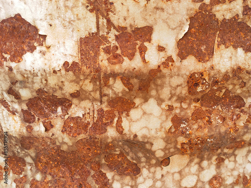 Old, rusty metal texture closeup