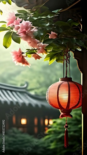 lantern in the garden ,Chinese Lantern 