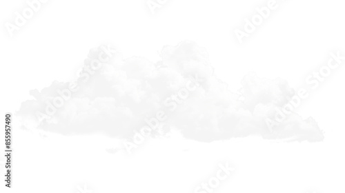 white clouds isolated on white or transparent png