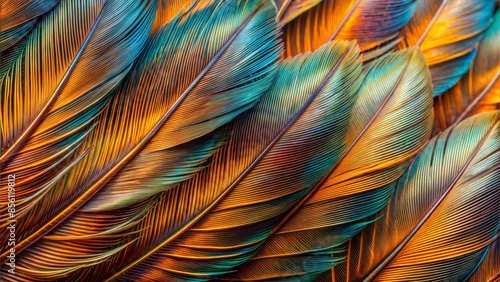 Close up texture of Feather pattern, background