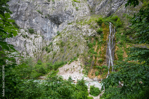 The beautiful nature of Rugova canyon in Kosovo