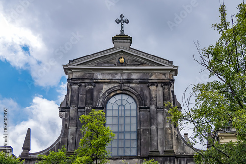 De Duif is a church on the Prinsengracht in Amsterdam. De Duif is built in the neo classicist style in 1858 as the Roman Catholic. Amsterdam, the Netherlands.