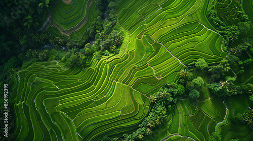 Rice terraces. 