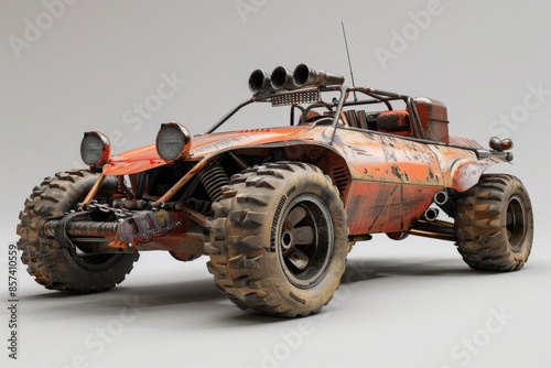 Off-Road Dune Buggy in Post-Apocalyptic Design