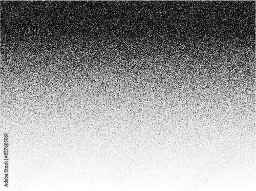 Noise gradient vector texture. Dotwork gradient pattern background. Black noise stipple dots. Sand grain effect. Abstract noise dotwork pattern. Gradient circles. Stochastic dotted grunge banner.