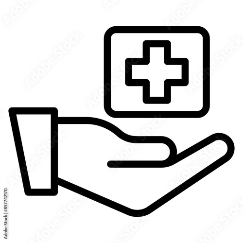 Treatment icon vector image. Can be used for Skin Burns.