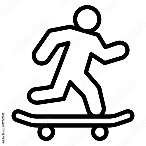 Skater icon vector image. Can be used for Urban Tribes.