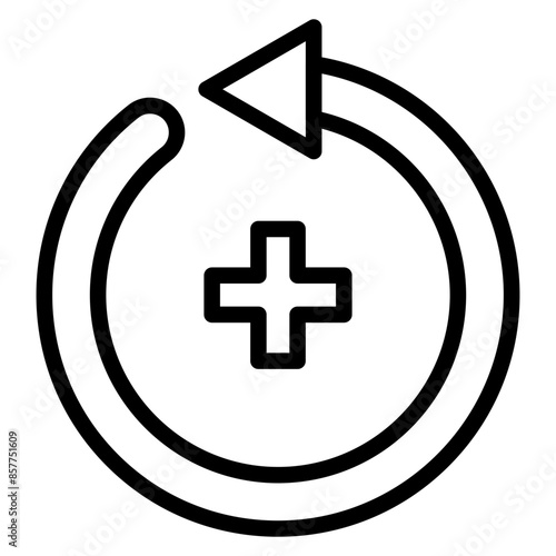 Surgery Recovery icon vector image. Can be used for Psychiatric Hospitals.