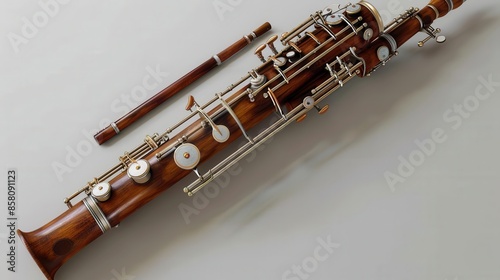 Classical Harmony. Elegant bassoon musical instrument