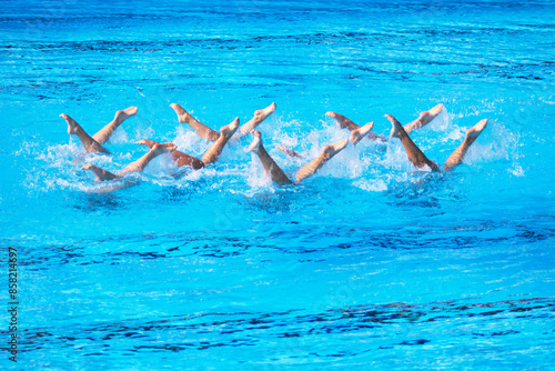 Synchronized or artistic swimming sport