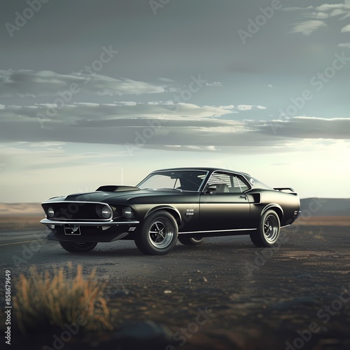 Mustang Boss 1969 In the travel