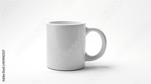 Protein cup set apart against a stark white background