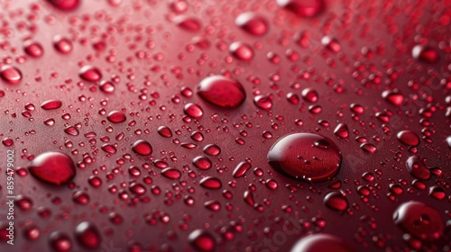 The Red Water Droplets