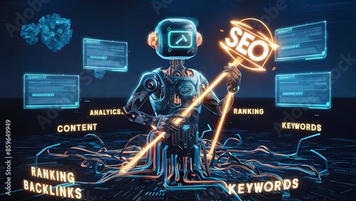 importance of SEO and AI, Link building and backlinks and keyword search