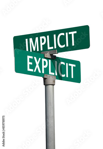 implicit explicit sign