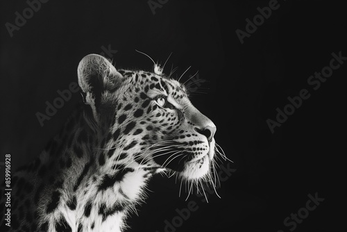 Leopard Cinemagraph: Monochrome Motion