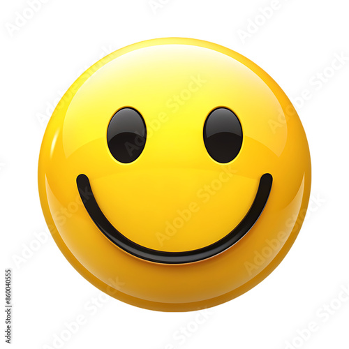 smiley face symbol on transparent background