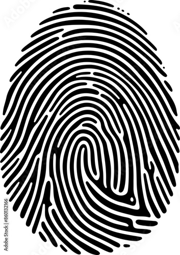 fingerprint vector icon