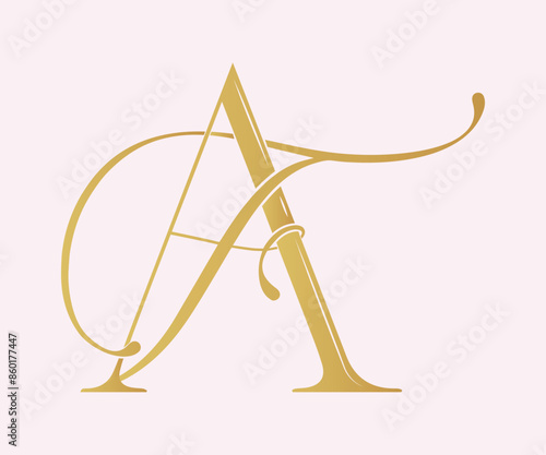 FA, AF , logo FA ,Letter FA ,monogram FA