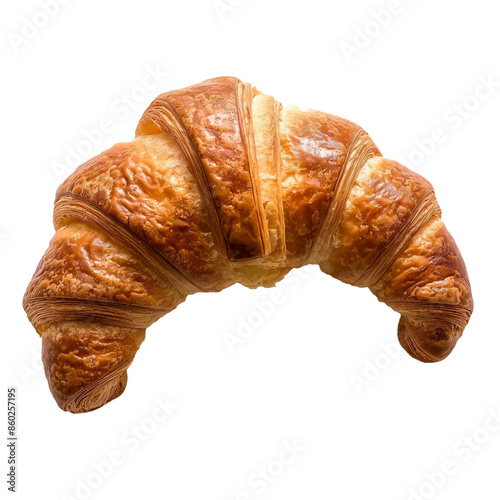 croissant isolated on white background