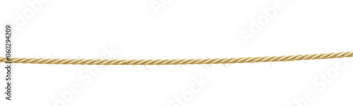 Rope isolated on white, transparent, 3d render