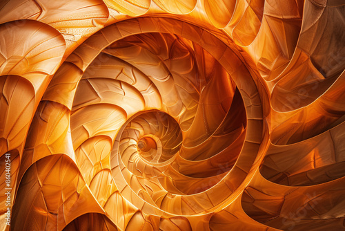 Harmonious Logarithmic Spirals Revealing Mathematical Order in Nature