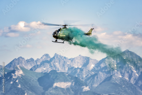 tatry góry helikopter